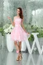 Dentelle Bustier Mignonne Robe De Cocktail Rose
