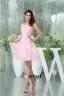 Dentelle Bustier Mignonne Robe De Cocktail Rose