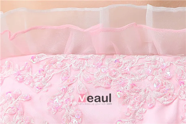 Dentelle Bustier Mignonne Robe De Cocktail Rose