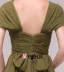 Manches Vert Robe De Demoiselle D'honneur Sangles