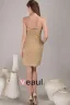 Charmante Schede Chiffon Korte Cocktailjurk