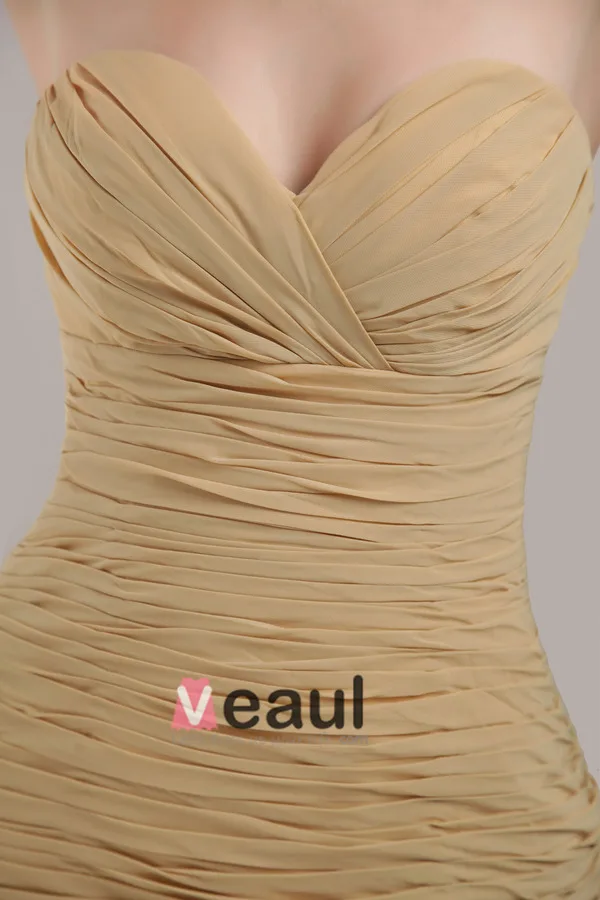 Charmante Schede Chiffon Korte Cocktailjurk