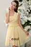 2015 Charming Princess One Shoulder Daffodil Cocktail Dress