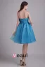 2015 Goodly Short Strapless Blue Cocktail Dress