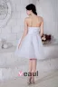 Dernières Robe De Cocktail Bustier À Volants Glissière