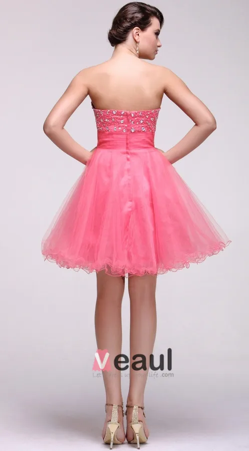 Pastèque Robe Sans Manches Robe De Cocktail Bustier