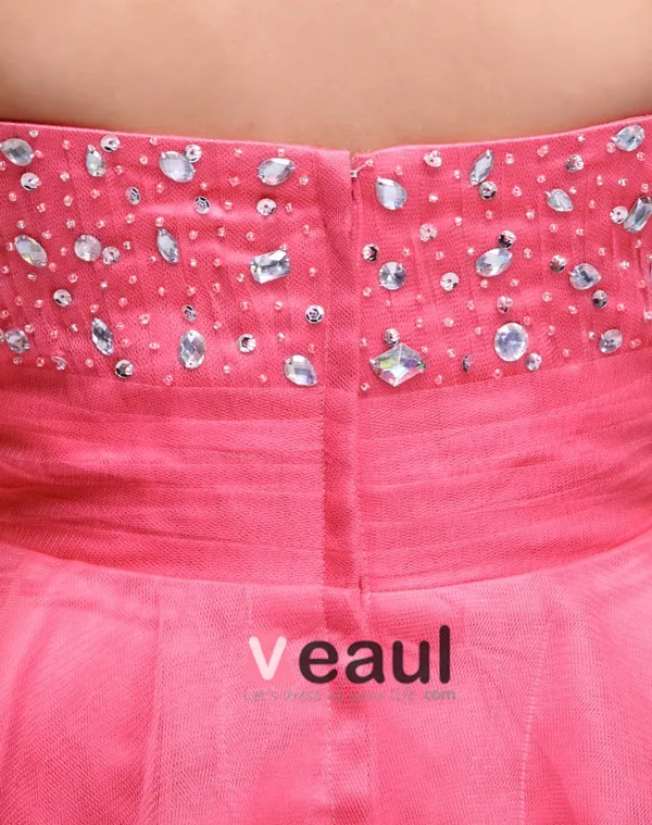 Pastèque Robe Sans Manches Robe De Cocktail Bustier