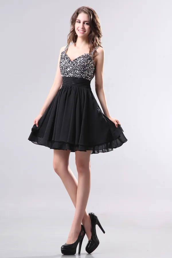 Classic black cocktail dress online