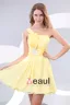 2015 Chic Draped Sash Backless One-shoulder Cocktail Dress Party Dress