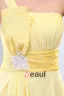 2015 Chic Draped Sash Backless One-shoulder Cocktail Dress Party Dress