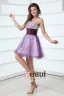 2015 Empire Strapless Sequined Zipper Short Cocktail Dresses