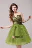 2015 Green A-line Short Cocktail Dress
