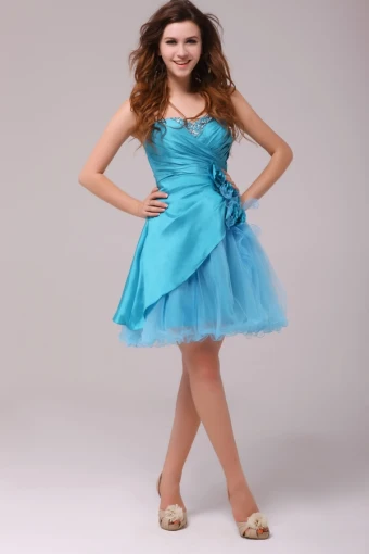 2015 Sweetheart Backless Short Cocktail Dresses