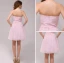 2015 Graceful A-line Knee-length Pink Cocktail Dress