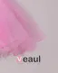 Superbe Licol Robe De Cocktail Courte Rose