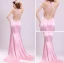 2015 Dream Beading Draped Zipper Halter long Evening Dresses