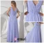 La Dernière Glissière Mousseline Lavande Longue Robes De Soirée
