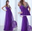 2015 Popular Beading Crystals Draped Backless Straps Long Evening Dresses