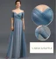Empire Bretelles Profonde Col V Bling Bling Sash Tulle Robes De Soirée