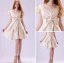 Hors-la-épaule Robe Cocktail Le Plus En Vogue À Glissière Satin