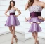 2015 Empire Strapless Sequined Zipper Short Cocktail Dresses
