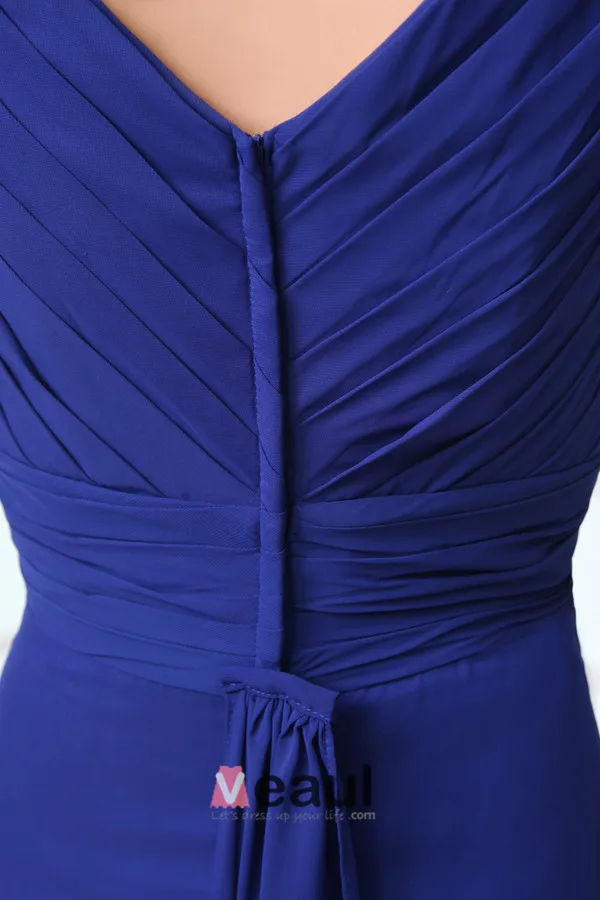 2015 Sightly Panel Mermaid V-neck long Evening Dresses