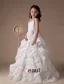 White Sleeveless Beaded Taffeta Flower Girl Dress