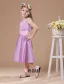 Taffetas Lilas Uniques Robe Ceremonie Fille Robe Fille Mariage