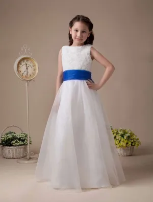 Organza Blanc Bonbon Doux Robe Ceremonie Fille Robe Fille Mariage