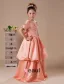 Cute Taffeta Ruffle Flower Girl Dress