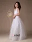 A-line Halter Satin Floor Length Flower Girl Dress