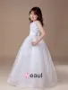 Sweet White Soft Tulle Flower Girl Dress
