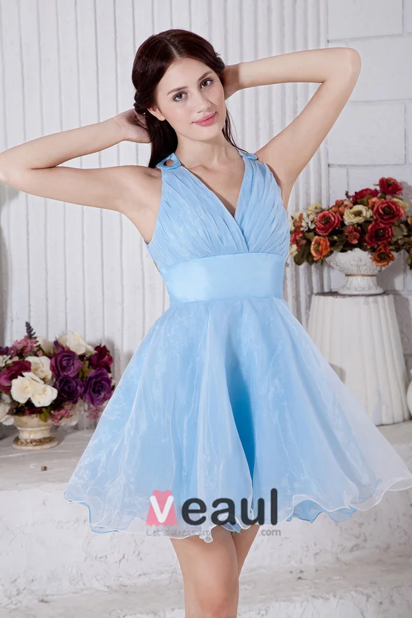 Robe De Fete Parfaite Robe De Cocktail V-cou