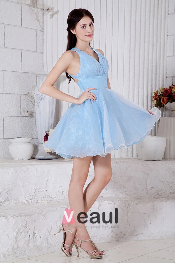 Robe De Fete Parfaite Robe De Cocktail V-cou