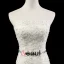Charmantes Robe De Mariage Sirène Perles Appliques En Cristal Guillotine Robe De Mariée