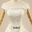 2015 Captivating Off The Shoulder Lace Appliques Beading Wedding Dress Bridal Gown