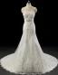 Licol De Luxe Robe De Mariage En Dentelle De Perles De Cristal De Robe De Mariée