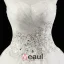2015 Gorgeous A-line Strapless Floor-length Bridal Gown Crystal Wedding Dress