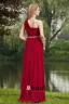 2015 Beading Embroidery Sequins Zipper One Shoulder long Evening Dresses