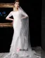 2015 Trumpet /Mermaid Square Neckline 1/2 Sleeves Lace Wedding Dresses