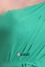 Robe De Demoiselle D'honneur Vert Genou Sightly Une Ligne