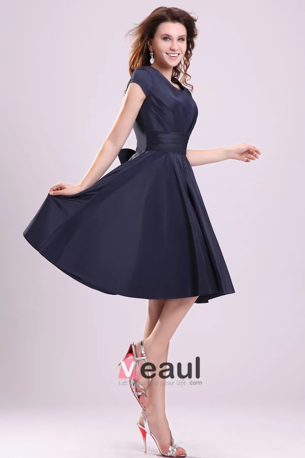 2015 Charming Zipper Short Bridesmaids Dresses