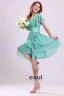 2015 Captivating V-neck Zipper Sash Bridesmaid Dresses