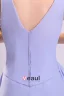 V-cou Plissé Robes De A-ligne Courte De Demoiselle D'honneur