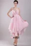 Drømme Chiffon Asymmetrisk Grime Cocktail Kjole Festkjoler