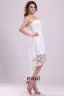 2015 Nice Zipper Lace Satin White Cocktail Dress Party Dress