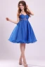 Princesse Épidémie Au Genou Robe De Cocktail En Organza De Satin