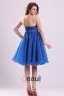 Princesse Épidémie Au Genou Robe De Cocktail En Organza De Satin