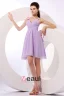 2015 Graceful Chiffon Elastic Woven Satin V-neck Zipper Bridesmaid Dresses