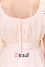 2015 Consummate Draped Square Wheat Bridesmaid Dresses